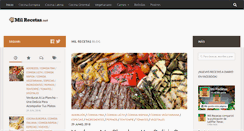 Desktop Screenshot of milrecetas.net