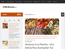 Tablet Screenshot of milrecetas.net